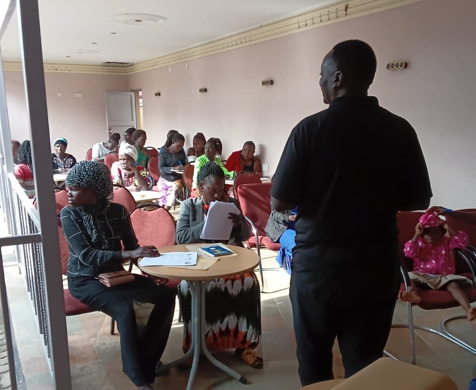 Mr Chris teaching the community
